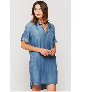 🆕 NWT! Velvet Heart Los Angeles short sleeve denim shirt dress